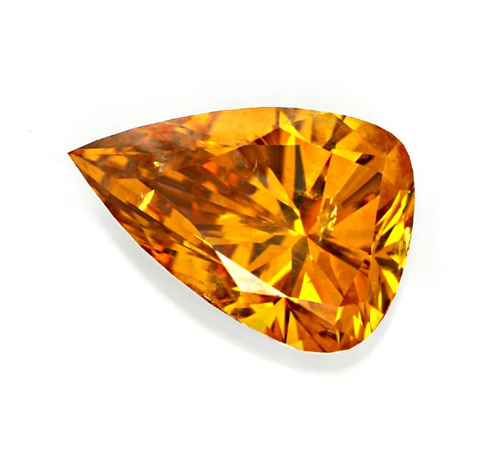 Foto 2 - Tropfen Diamant 1,00ct Natural Orange GIA Zertifikat, D6837