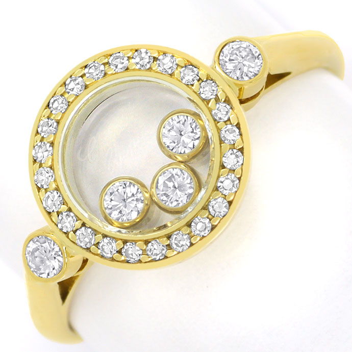 Foto 2 - Chopard Ring Happy Diamonds bewegliche Diamanten 0,39ct, R9050