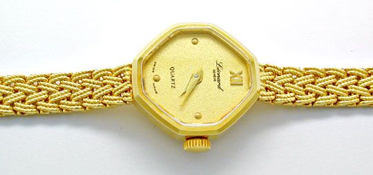 Foto 1 - Tolle Damen-Armbanduhr, 14K Gelbgold Topuhr Ungetragen, U1023